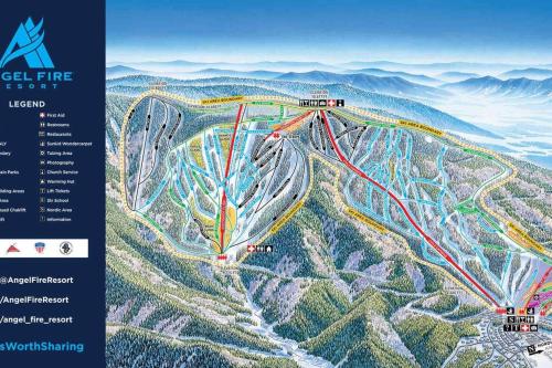 Skyes Hideaway Walk to Lifts in Angel Fire, USA