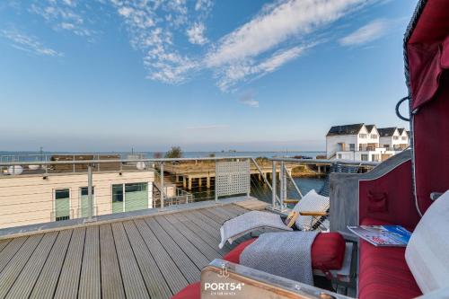 Terraza/balcón, Ferienhaus Art Emotion Olpenitz in Olpenitz