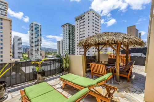 Balcony/terrace, Castle Bamboo Waikiki Hotel in Honolulu (HI)