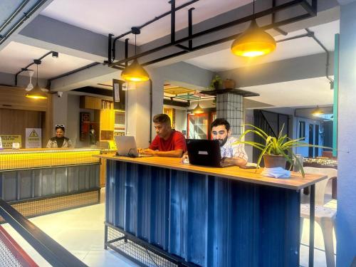 Lobby, Travotown Hostel and CoWork Koregaonpark Pune near Osho International Meditation Resort and Guesthouse