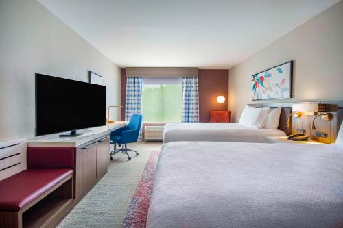 2 double beds