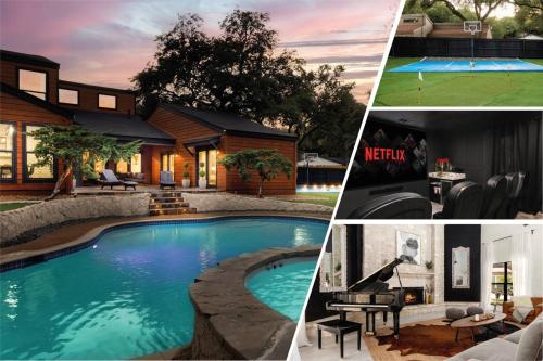 The Oak Villa Heated Pool Jaccuzzi Theater in San Antonio, USA