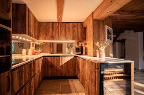 廚房, Hunters Lodge Chalet Superior in 阿爾卑巴赫