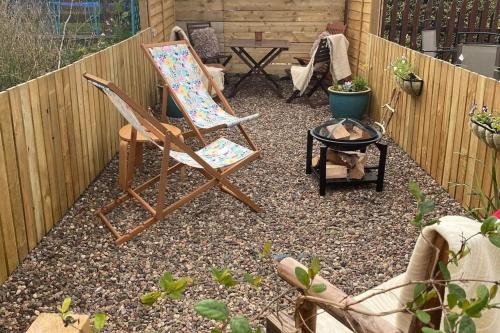 NewburghAprtment Scotland sleeps 4 FirePit Garden in Newburgh