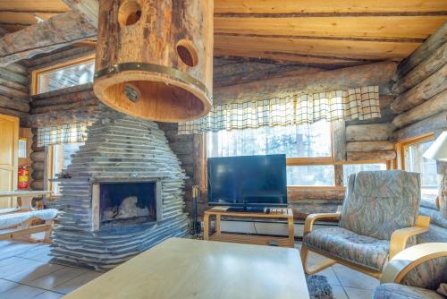 Iekārtas, Log Cabin Apartment Käkriäinen B (Log Cabin Apartment Kakriainen B) in Tonkopuro