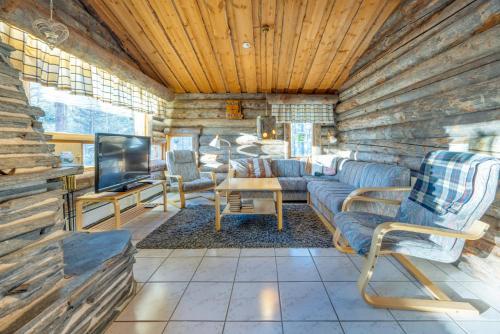 Iekārtas, Log Cabin Apartment Käkriäinen B (Log Cabin Apartment Kakriainen B) in Tonkopuro