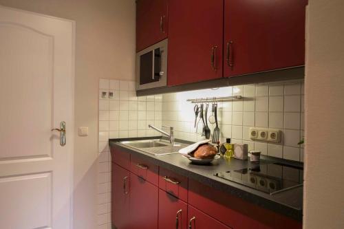 Konyha, Gästehaus Orion - Wohnung 8 (Gastehaus Orion - Wohnung 8) in Spiekeroog