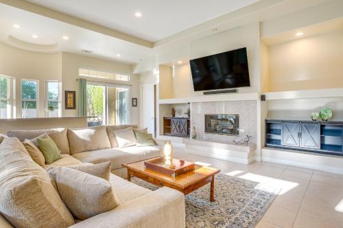 Saltwater Pool and Hot Tub at Mission Hills Home! in Rancho Mirage, USA