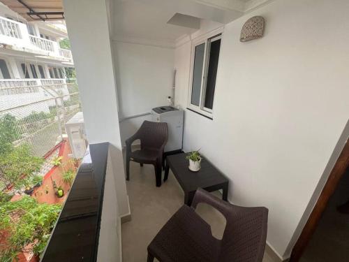 1BHK AC Apartment 500m from Cavelossim Beach-Sussegado near Mobor Beach