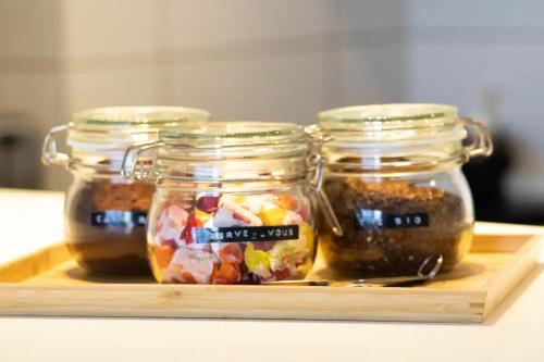 45 négyzetméteres, 1 hálószobás Apartman 1 fürdőszobával Cran-Gevrier területén (Le Nid de la Piraz 🌲 Parking, Balcon & Netflix !) in Cran-Gevrier