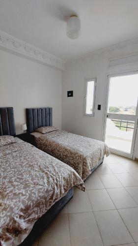 Appartement 2 avec piscines, vue sur mer et accès à la plage à Achakar Hill, Tanger