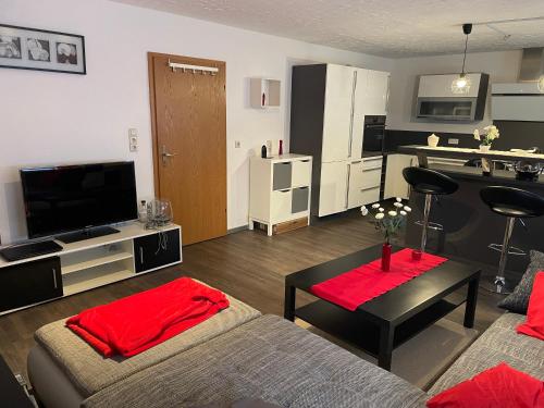 Iekārtas, Moderne Erdgeschosswohnung in Neuenstein (Hohenloher Ebene)