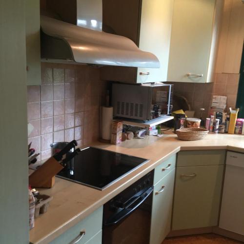 bucătărie, Gemütliche Wohnung auf dem Ziegenhof (Gemutliche Wohnung auf dem Ziegenhof) in Lemgo