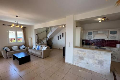 Kitchen, Villa Ionion Pelagos - infinity pool with magnificent sea views! in Vlachata