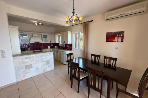 Kitchen, Villa Ionion Pelagos - infinity pool with magnificent sea views! in Vlachata