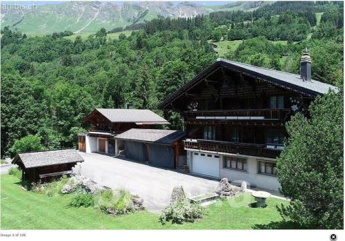 Viesnīcas āriene, Appartement cosy dans chalet typique Région Diablerets Glacier 3000 (Appartement cosy dans chalet typique Region Diablerets Glacier 3000) in Ledilabreta