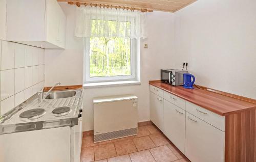 廚房, Ferienwohnung Torgelow in 利普加爾滕