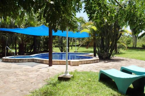 Swimming pool, Hotel Restaurant Paraiso in Villarrica
