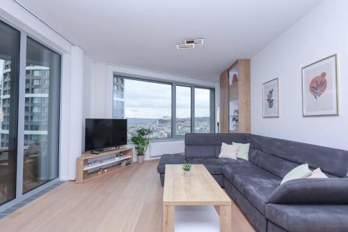 Skypark Tower 3-2 bedroom luxe apartment with free parking, Bratislava (fotografie 3)