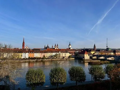 Wohnung nähe alte Mainbrücke in Würzburg, Deutschland