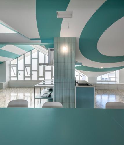 ห้องครัว, Loop INN Hostel Santiago de Compostela in ซานตีอาโก เด กอมโปสเตลา