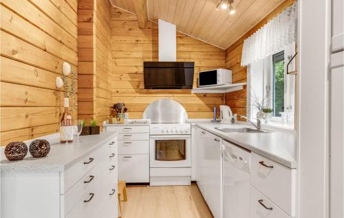 Kitchen, Cozy Home In Sæby With Kitchen in Saeby