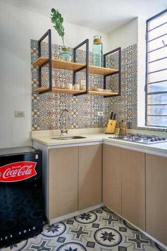 Kitchen, Capital House in Bogotá