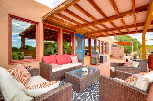 Zuri House Eclectic Santa Fe Rental with Hot Tub in Santa Fe, USA