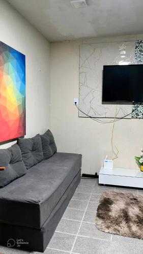 ห้องส่วนกลางสำหรับนั่งเล่น/ดูทีวี, Casa em San Martin - Térreo e Primeiro Andar (Casa em San Martin - Terreo e Primeiro Andar) in กอร์เดย์โร