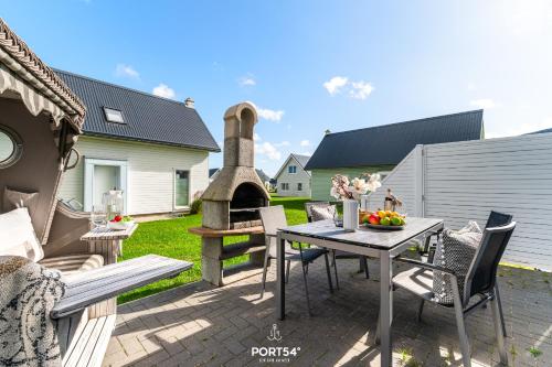 Terraza/balcón, Ferienhaus Huus Lee Olpenitz in Olpenitz