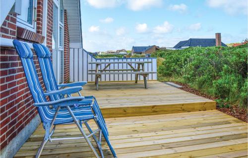 ระเบียง/ชานเรือน, Holiday Home Ringkøbing With Fireplace Ii in ซอนเดอร์วิก