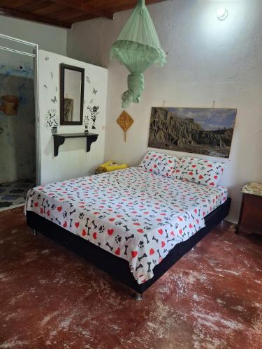 1 double bed