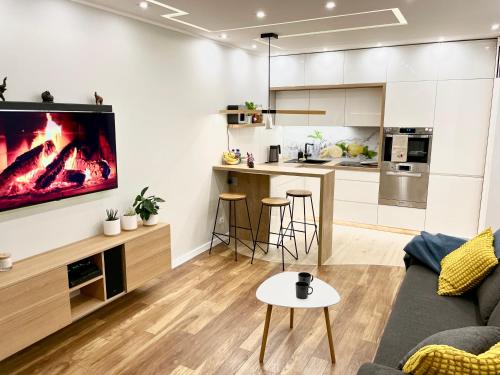 Comfortable Apart, Old Town, Free parking, hanging bed, Wi-Fi, lift, aircon,self check-in 24h, Stare Miasto, winda, nowy budynek, garaż 0 zl, klima, Wroclaw (foto 4)