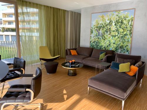 Ferienwohnung triLogie am See - Maulbeere 136m von Stetten entfernt