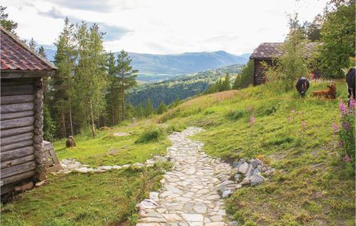 外部景觀, Holiday Home Heidal Bakketun in 黑達爾