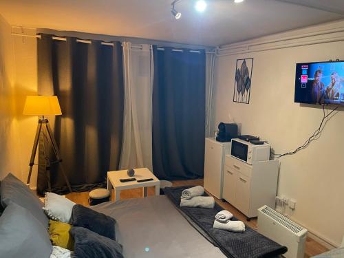 Studio en Sousplex Enghien les bains in อองเอียง เลส แบงส์