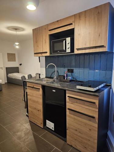 Mutfak, ApartHotel Slumber in Geesthacht
