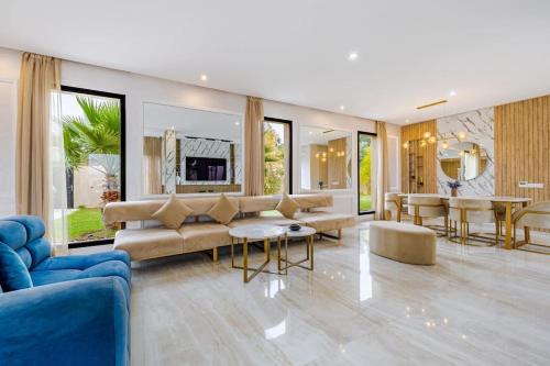 Villa de plain-pied avec piscine chauffée à Marrakech