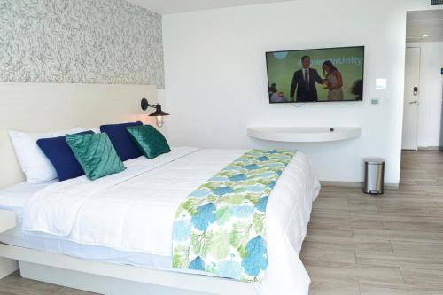 Suite at the best beach, balcony, stunning views, gym, jacuzi, pool, Cancún (zdjęcie 9)