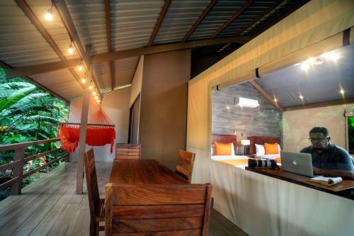 Jardín, Valverde Glamping & Ecolodge in Tortuguero