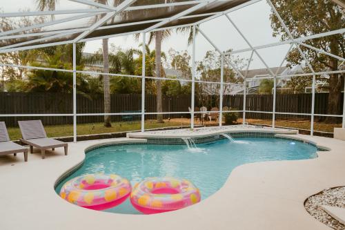 Luxury Private Pool Villa near Disney with Fire Pit, Game Room & More