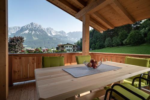 Kilátás, Haus Auermühle (Haus Auermuhle) in Ellmau