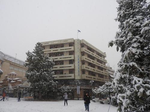 숙소 외관, Hotel Samaras in 라미아