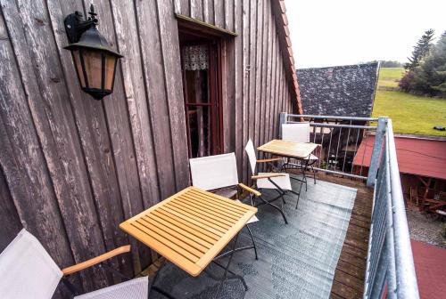 Erkély/terasz, Auszeithof Niederfrohna in Niederfrohna