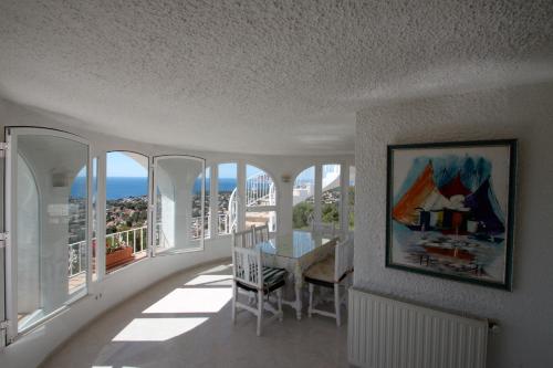 Bellevue - sea view holiday home with private pool in Benissa in ซานไคเม