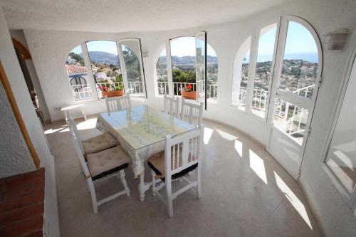 Bellevue - sea view holiday home with private pool in Benissa in ซานไคเม