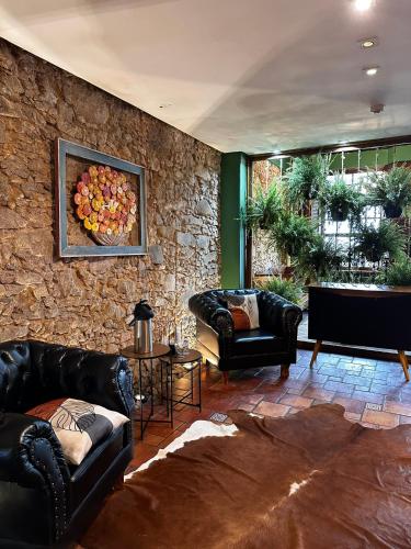 大堂, Hotel Solar da Beira in 南聖弗蘭西斯科