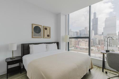 W Loop 2BR w Gym Pool in heart of Greektown CHI-540 in Chicago, USA