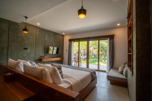1 doppelbett oder 2 einzelbetten, gartenblick