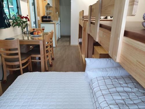 Yeongwol Donggang Village Caravan near Pyeongchang Dongang River Freshwater Fish Eco Center